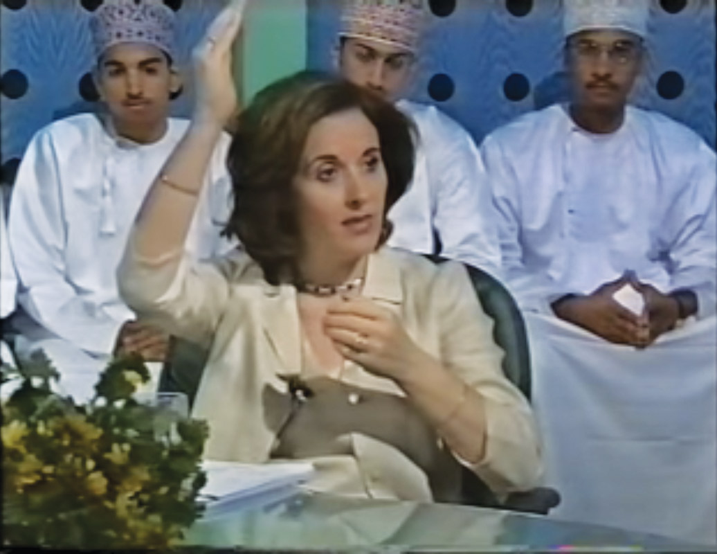 Still-from-video-of-Reiki-master-teacher-Maha-Nammour,-2002